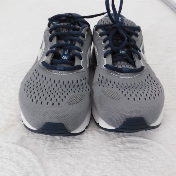 Brooks Addiction GTS 15 Womens 10 Wide Gray Running Shoes - Picture 2 of 7